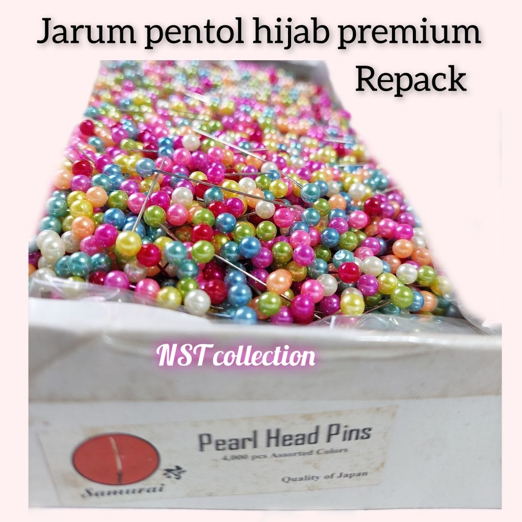 jarum pentul hijab premium jepang asli merk samurai