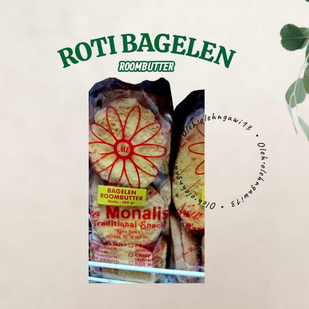 

ROTI KERING Bagelen Roombutter MONALISA