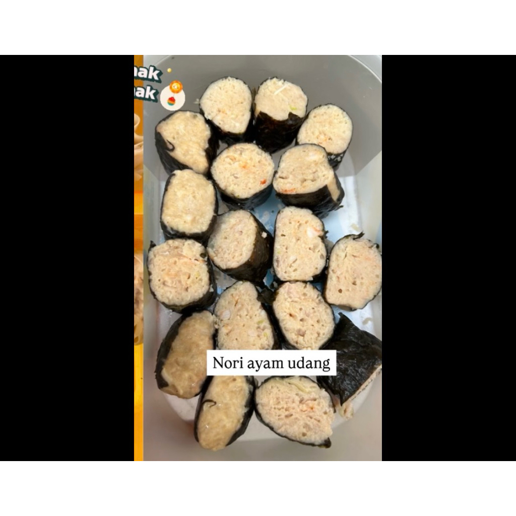 

Nori Roll Ayam udang home made halal