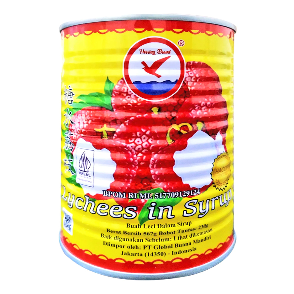 

Buah Leci Kaleng / Lchyees In Syrup Herring Brand 567 Gram