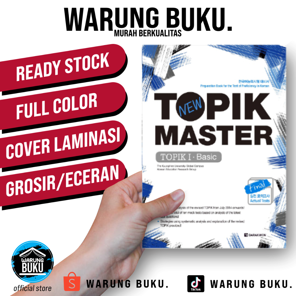 

Buku New TOPIK MASTER Final 실전 모의고사 TOPIK I - Basic