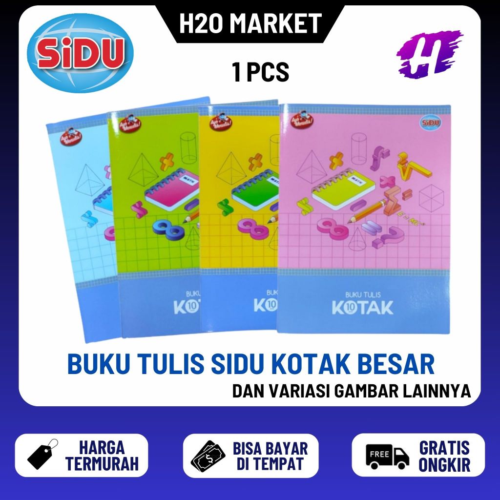 

BUKU TULIS MANDARIN KOTAK BESAR SIDU ( 1 Pcs )