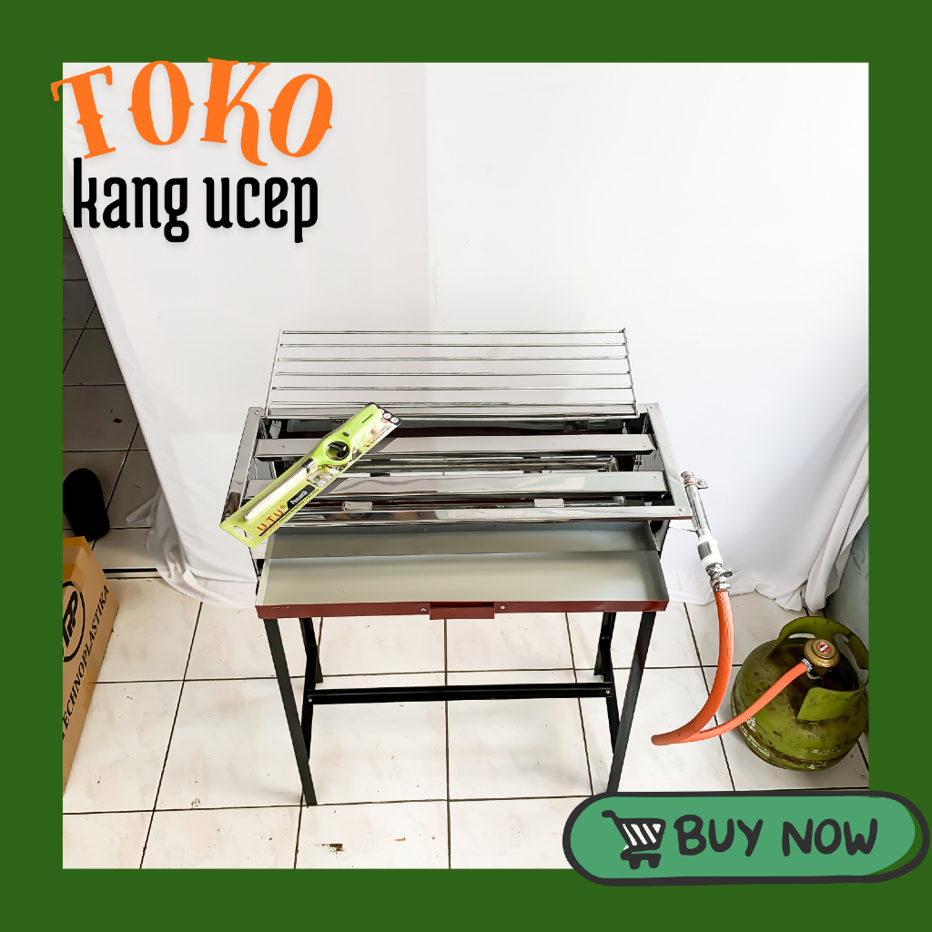 Perangkat Memanggang Alat Panggang Bakaran Panggangan Gas Serbaguna Grill Pan