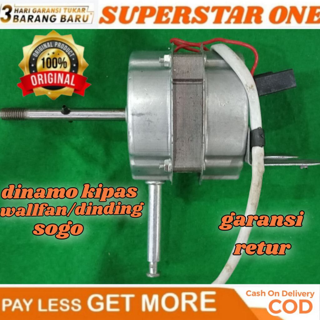dinamo/motor kipas angin wallfan/walfan/dinding sogo
