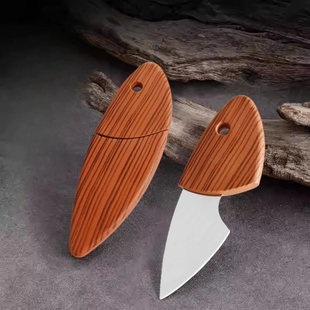 

BPT - Pisau Mini Kayu Motif Elegan / Portable Safety Cutter Serbaguna