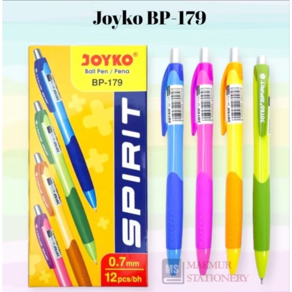

BALL PEN / PENA BP-179 SPRIT JOYKO ( tinta hitam)