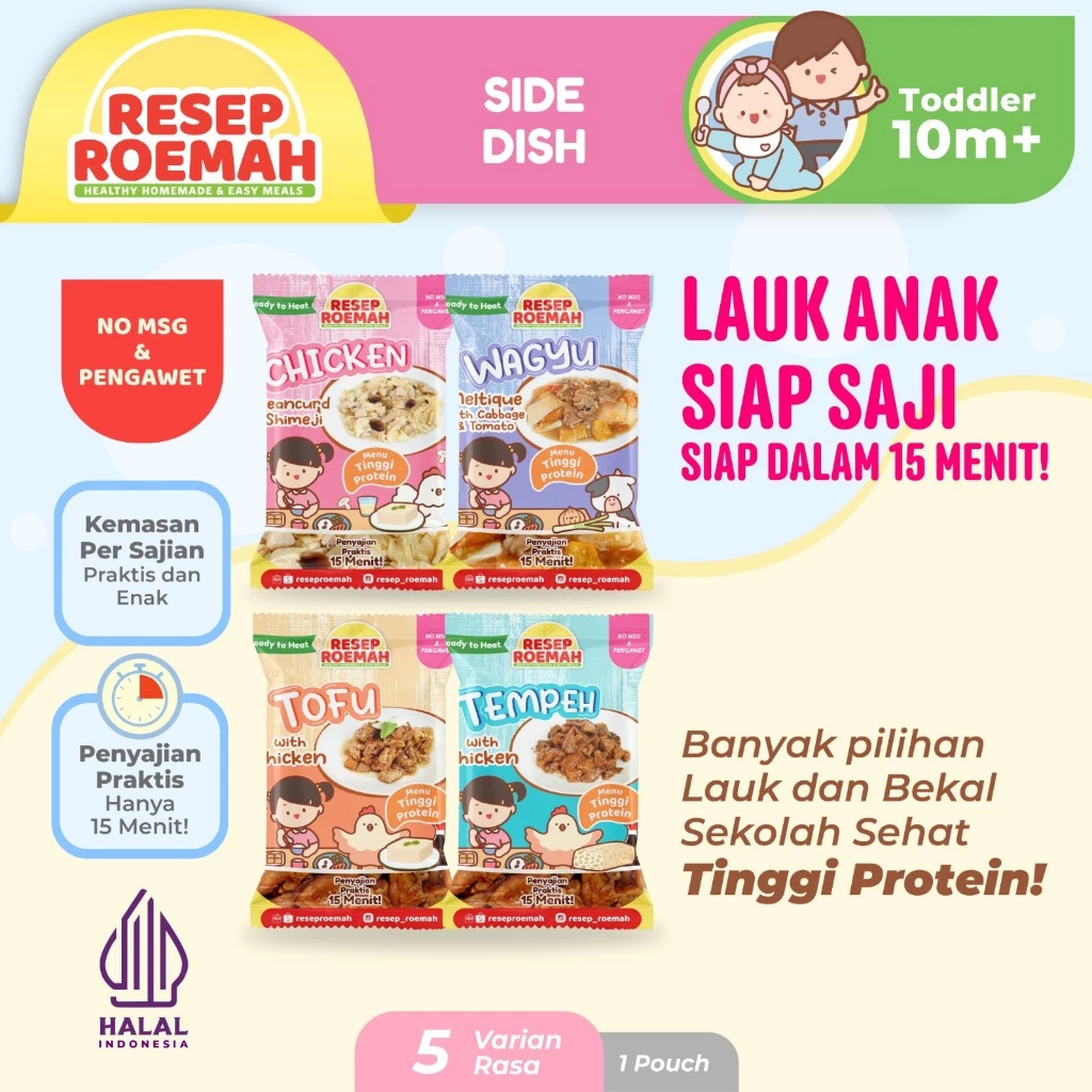 

Resep Roemah Lauk Anak Siap Saji tofu with chicken |Ready To Heat Kids Meal| Siap Untuk Dipanaskan | Toddler Frozen Food | Makanan Anak / Alami