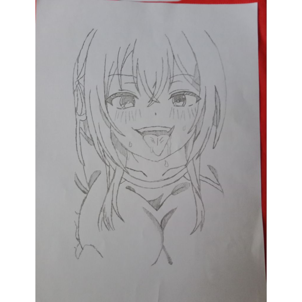 

jasa sketsa gambar anime A4.. custom gambar