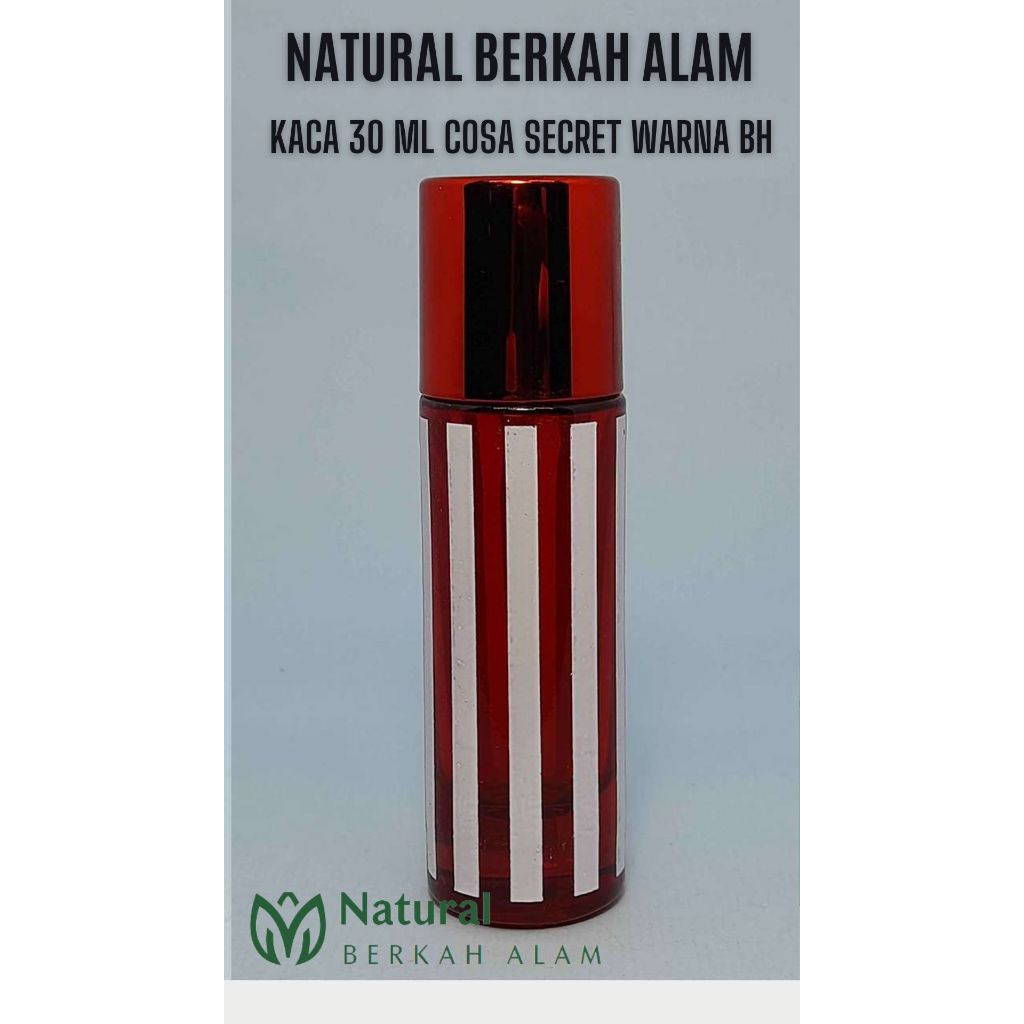 Botol Parfum Kaca 30 Ml Cosa Secret Warna Bh / Botol Parfum Kosong / Botol Kaca Parfum 30 ml