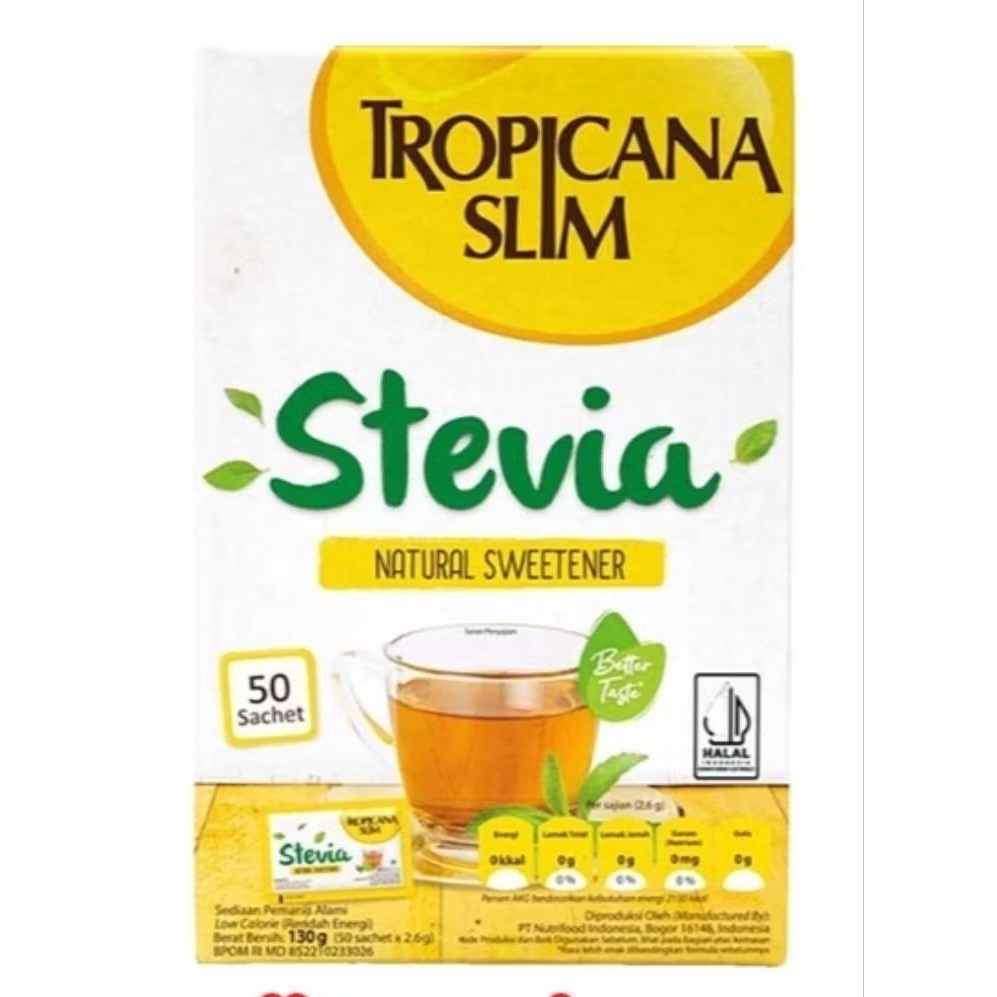 

TROPICANA SLIM Stevia Natural Sweetener 50s