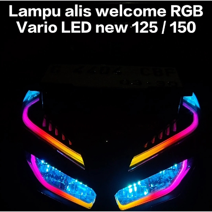 LAMPU ALIS WELCOME RGB NEW VARIO 125 / 150