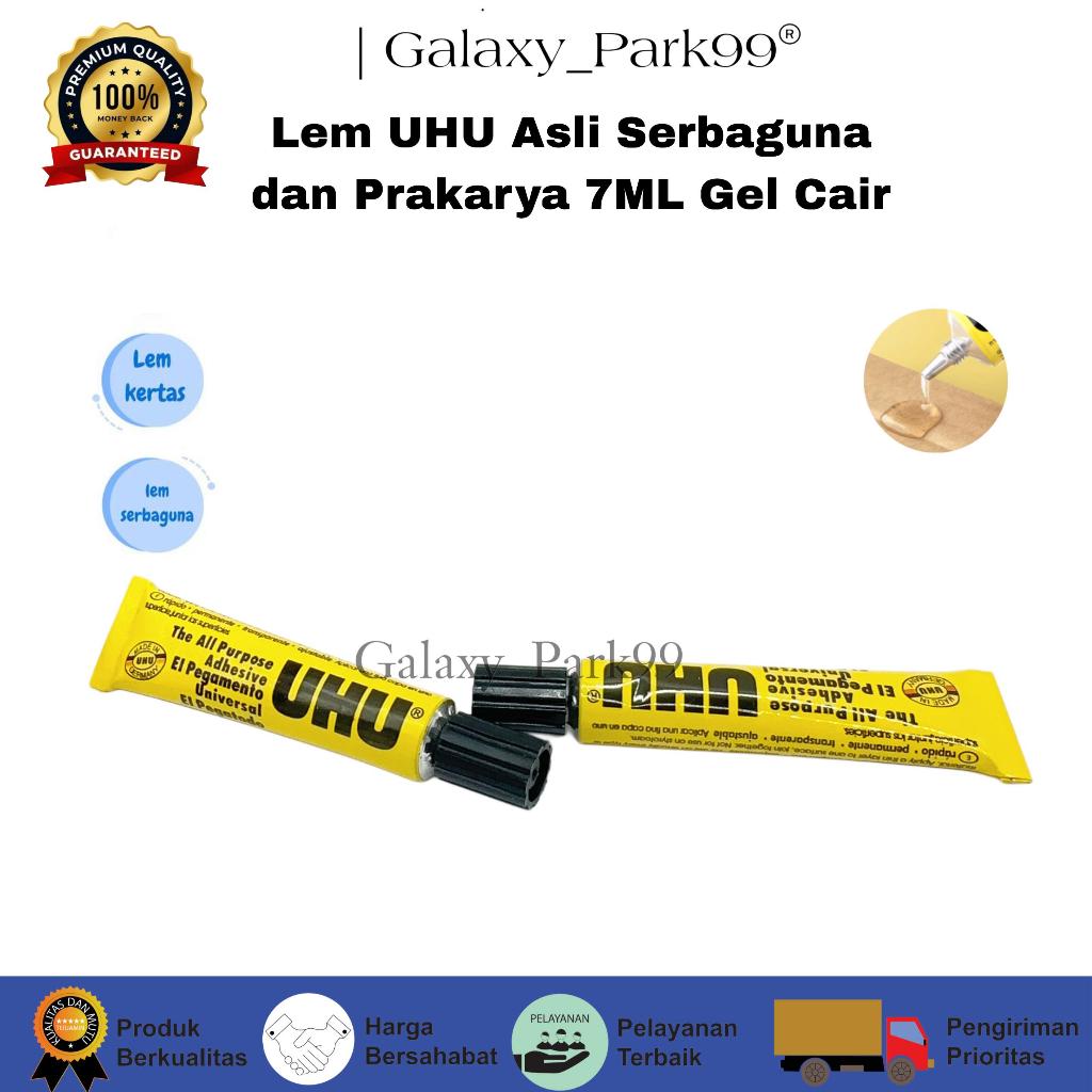 

Lem UHU Asli Serbaguna dan Prakarya All Purpose 7ML Glue Perekat Gel Cair[Glx]