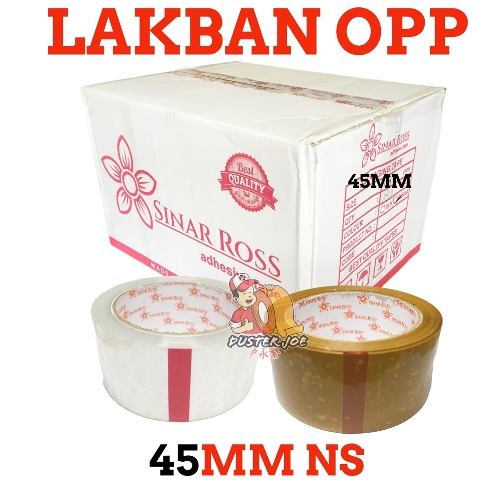 

[PER 1 DUS] Lakban 2 inch 45mm 100 YARD NESA (1 DUS ISI 72 ROL)
