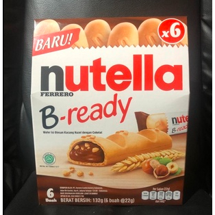

Nutella B-ready pack 6pcs / Wafer isi nutella bready isi 6 132grm HALAL MUI