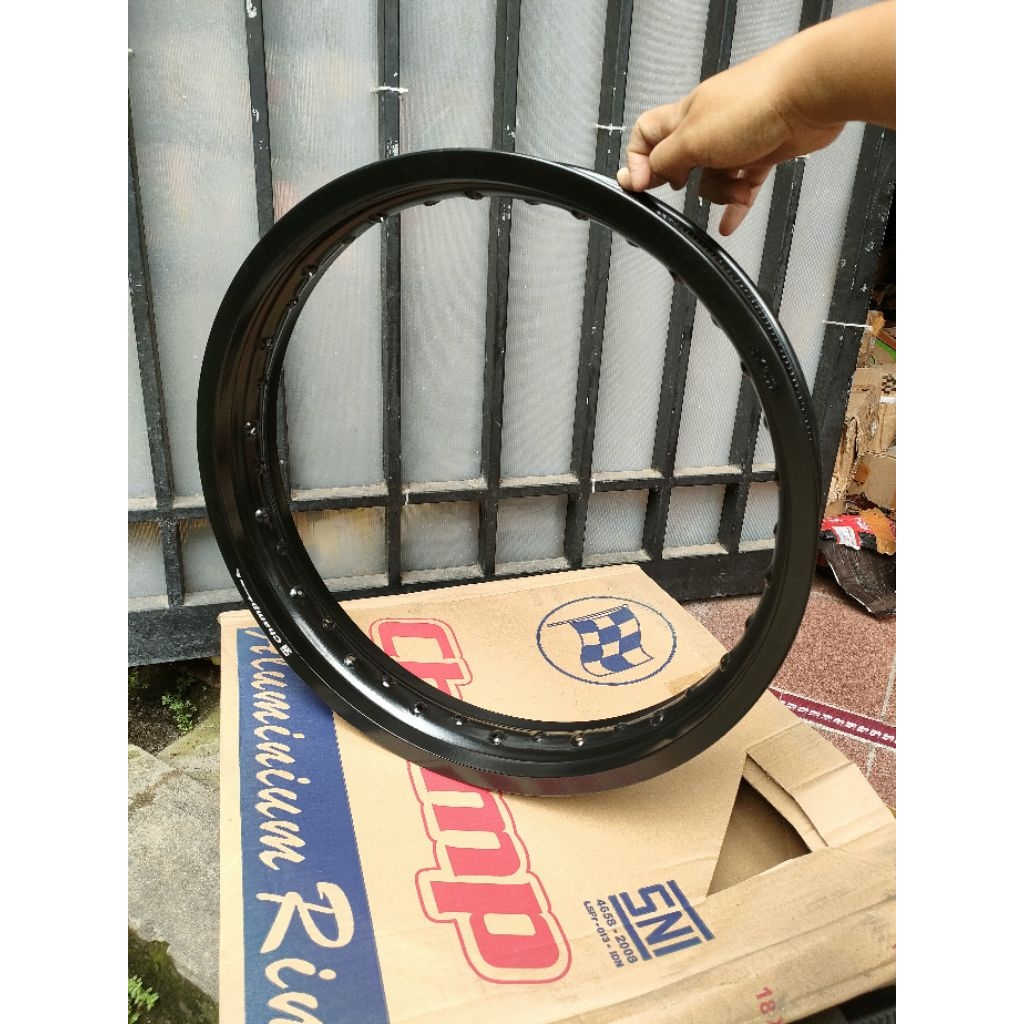 Velg rim ring 18 250/300/350 Champ kotak almunium lubang 36