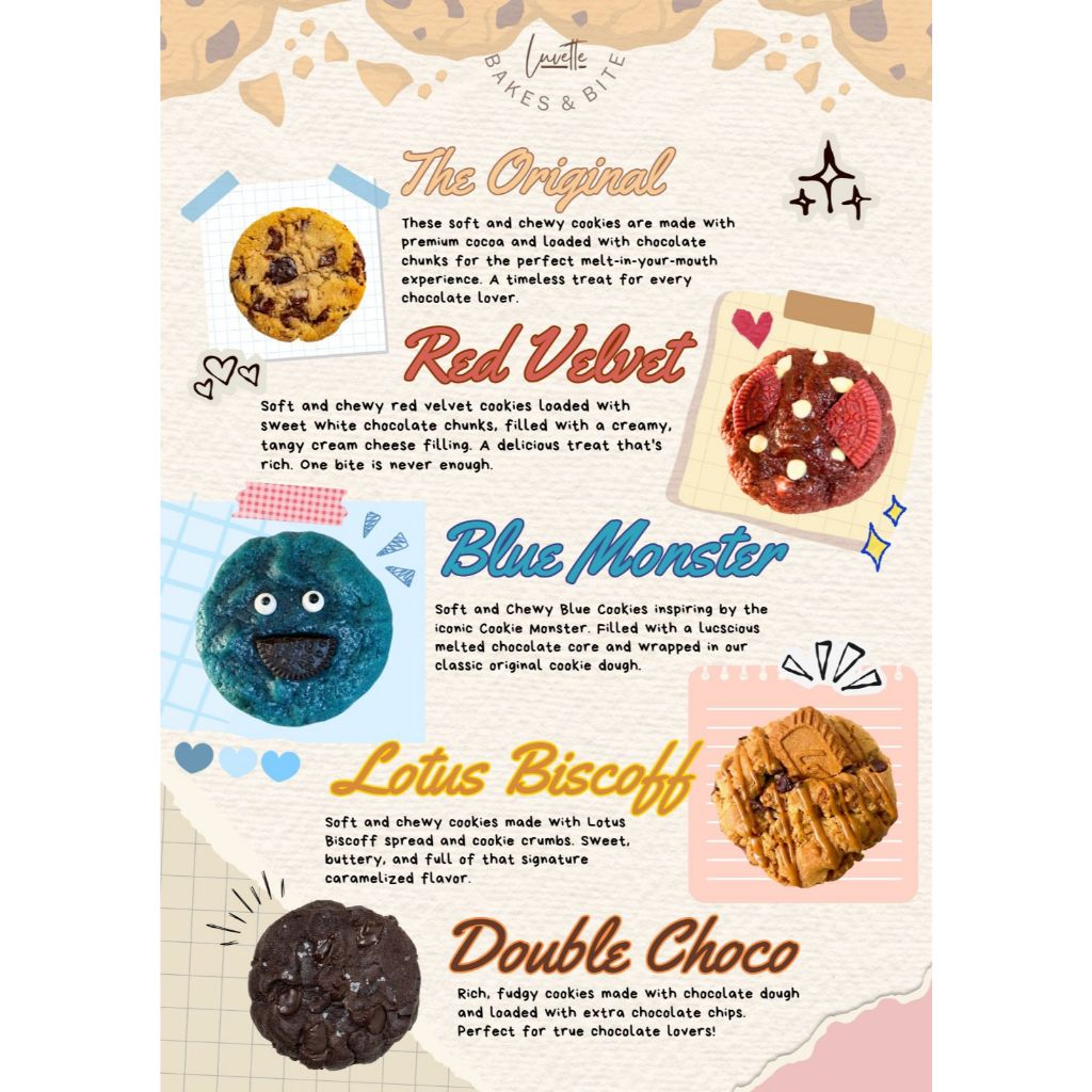 

Luvette Soft Cookies | Premium Cookies