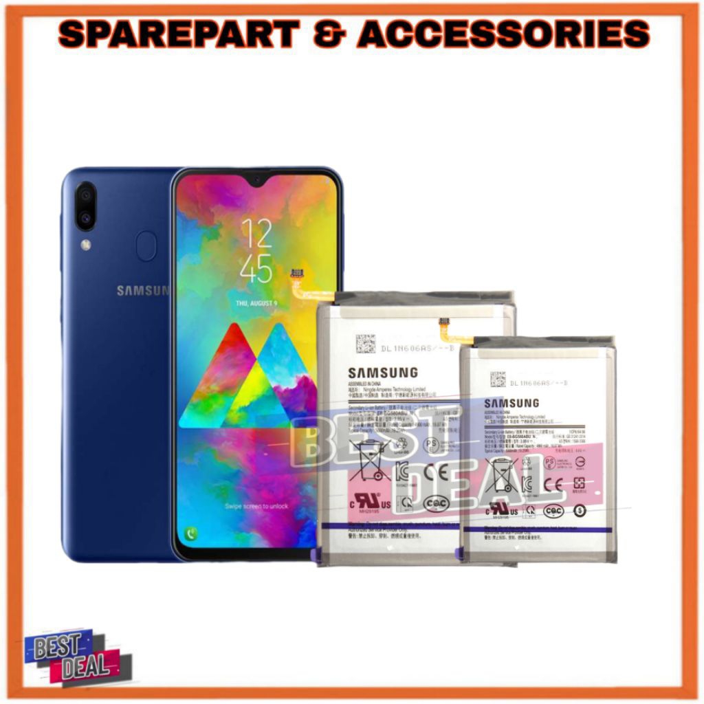 Batre Baterai Hp Samsung Galaxy M20 EB-BG580ABU Baterai EB-BG580ABU 5000mAh