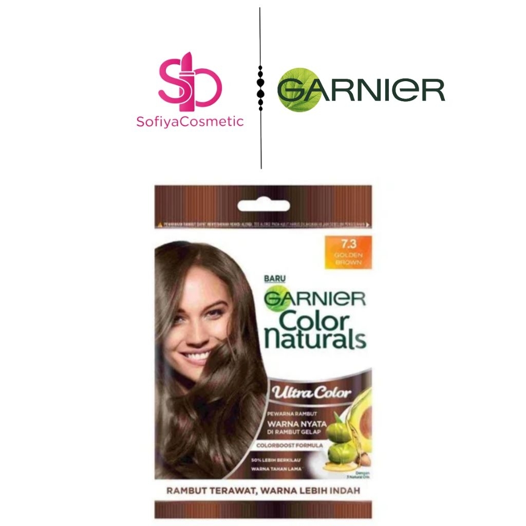 Garnier Hair Color Golden Brown Coklat Pewarna rambut