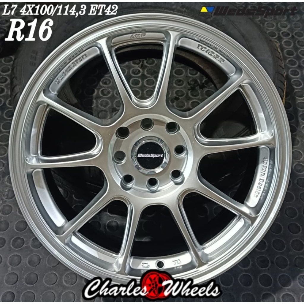 jual velg tc105 r16 4x100 4x114,3 dll