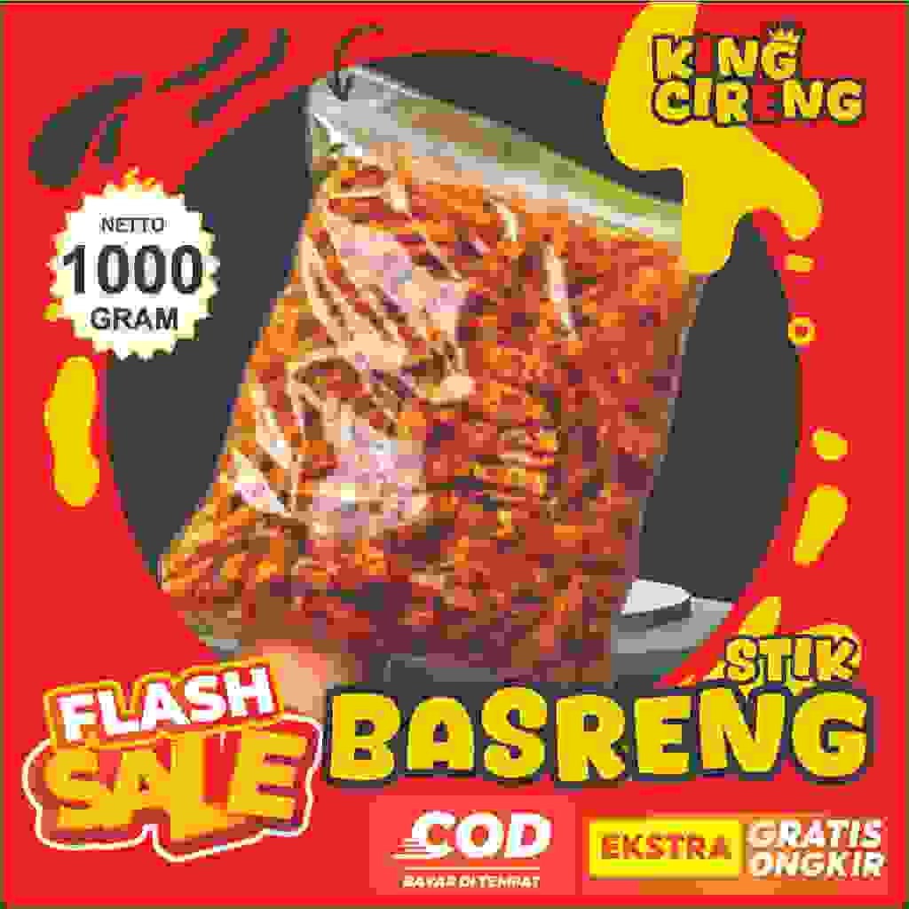 

[1 Kg] Stik BASRENG Pedas Daun Jeruk extra Pedas