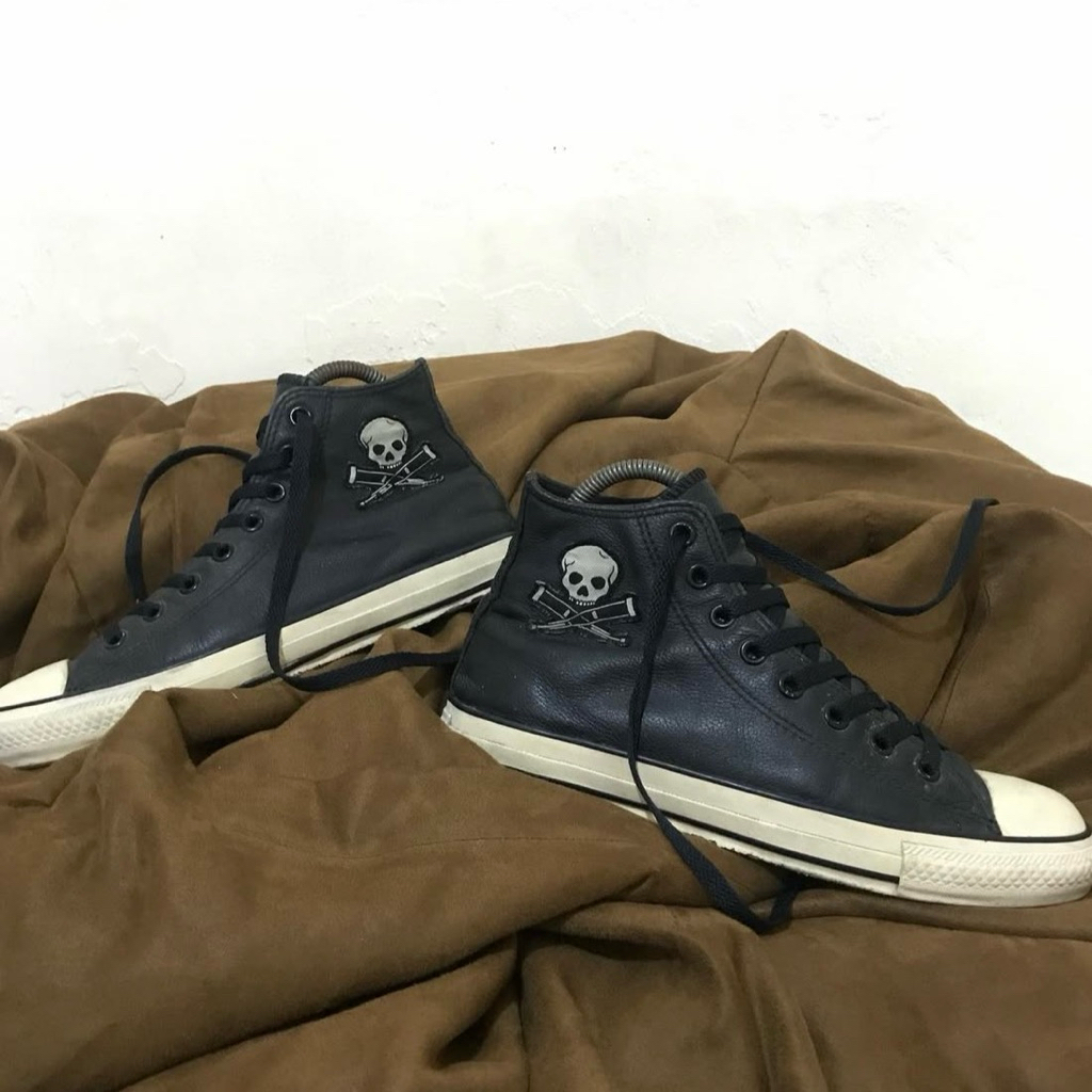 Converse x Jackass Movie Number Two Leather Black White