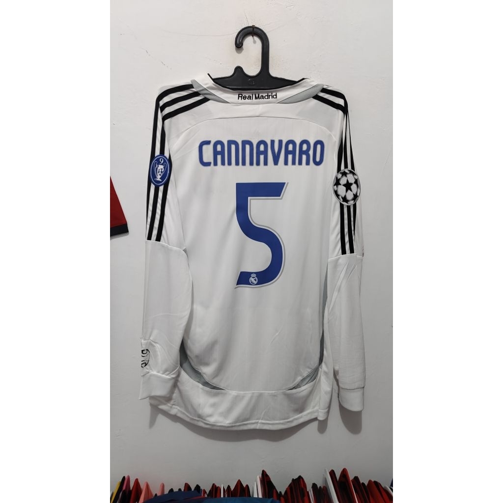 jersey retro Madrid Cannavaro size L