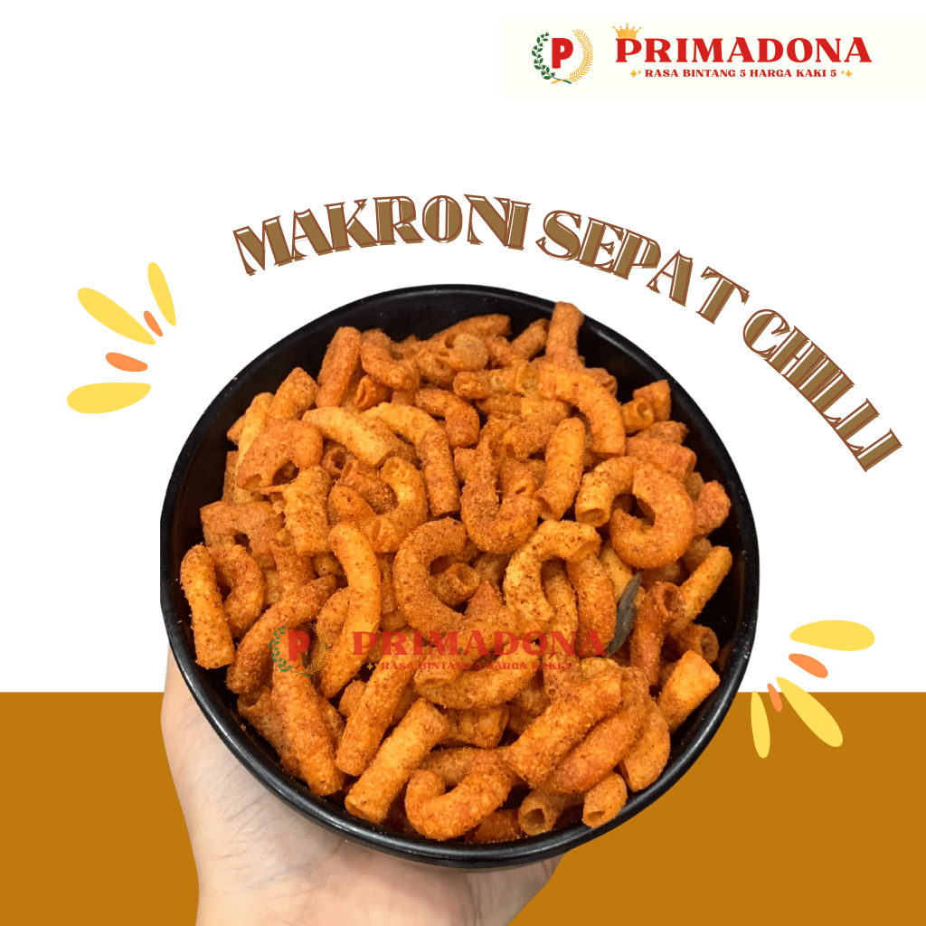 

MAKARONI SEPAT CHILI JUAL KILOAN 250GR 500GR