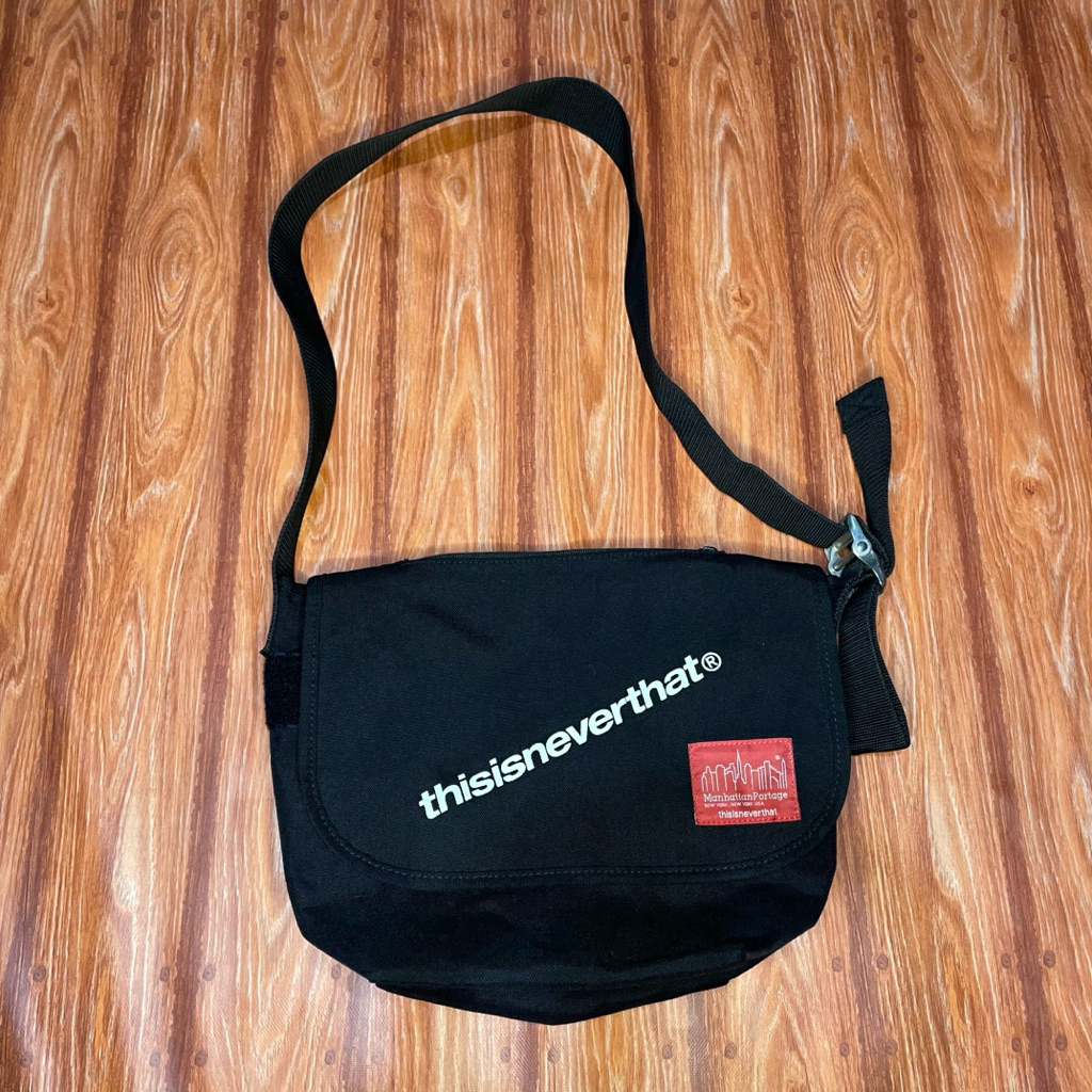 thisisneverthat x manhattan portage big sling bag