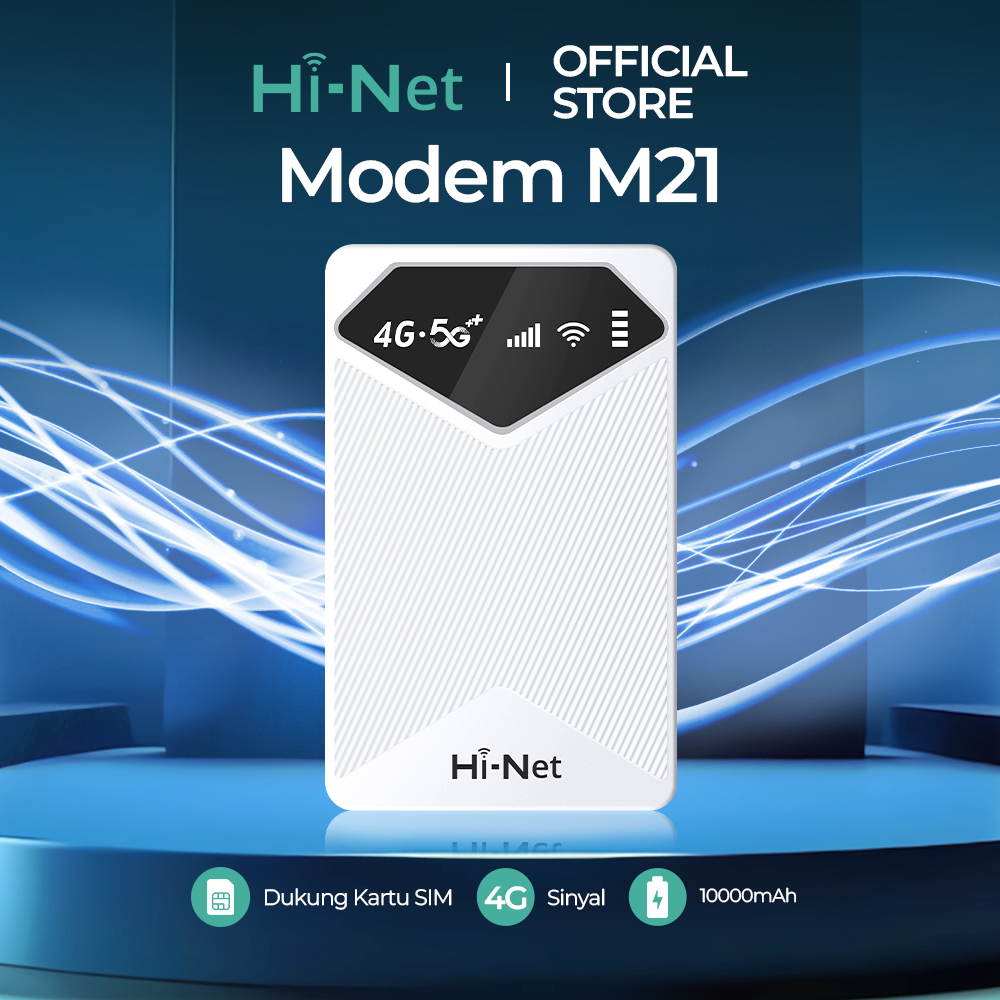 Hi-Net M21 WIFI Wireless Router & Power Bank 2-in-1 with Fast Charging 300Mbps Mini Modem 4G/5G MIFI