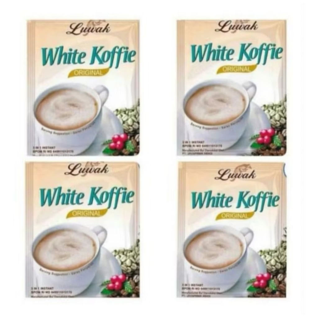 

Luwak White Coffee 10 Sachet 20gr