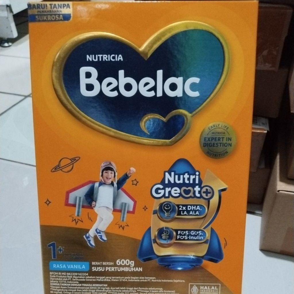 

bebelac susu bubuk 1+ vanila 600g