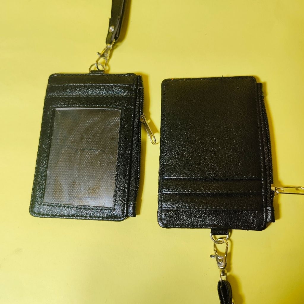 

Dompet Id Card Holder Kulit Multifungsi 5 Slot Resleting Zipper Termurah PU Leather