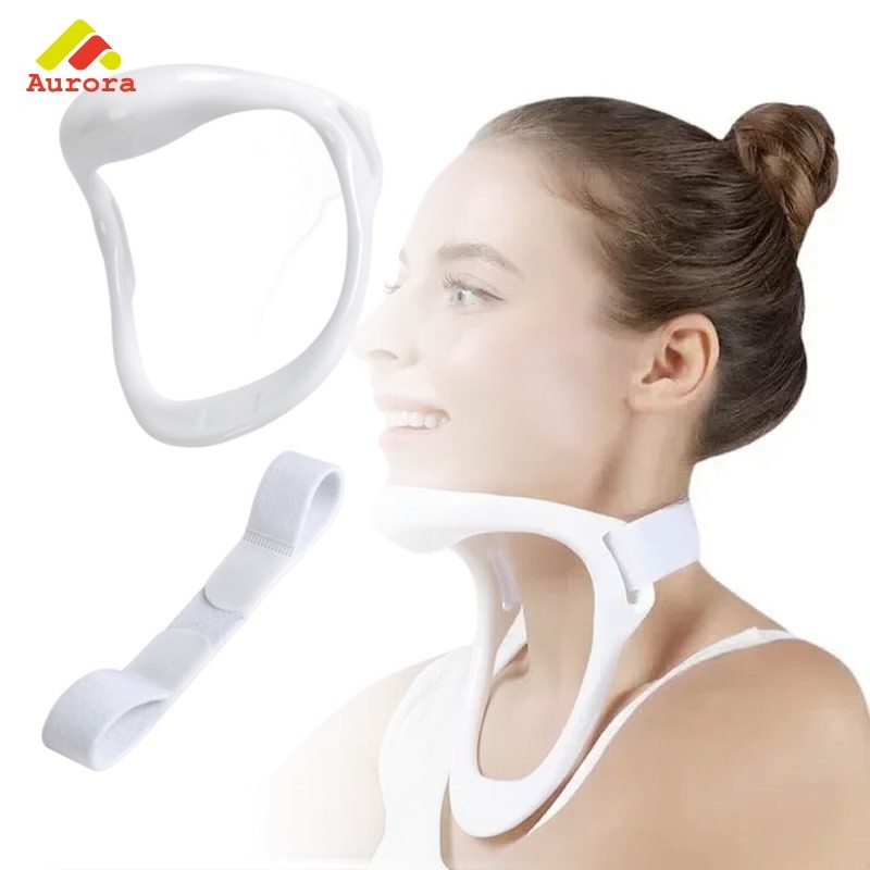 Penyangga Leher Adjustable Cervical Collar - Neck Traction Device Penyangga Leher Anak dan Dewasa