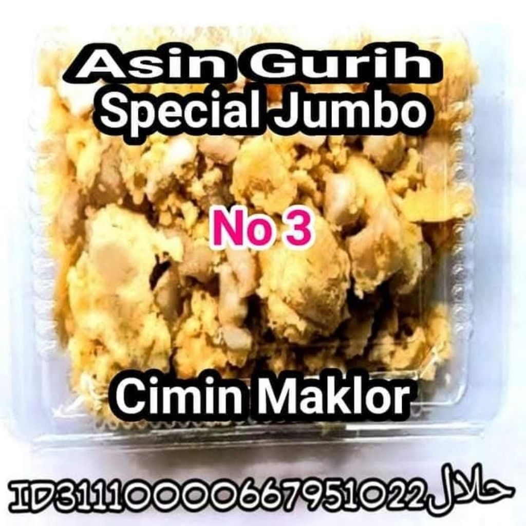 

Cimin Maklor Asin Level Pedas Special Double Gurih