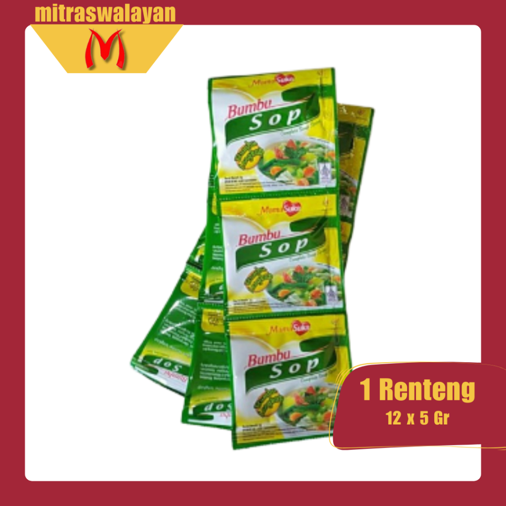 

MAMA SUKA Bumbu SOP 1 Renteng Isi 12 Sachet @5 gr