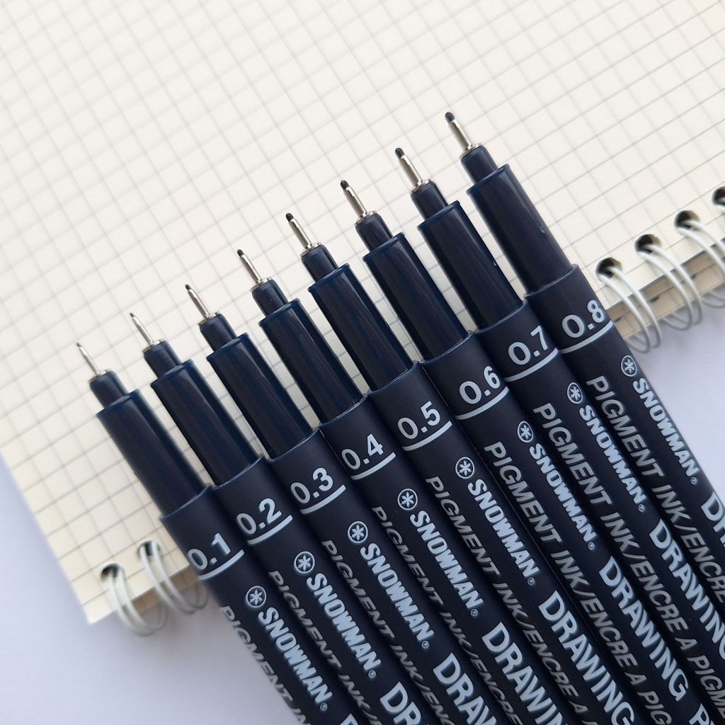 

Drawing pen 0.1 - 0.8 Snowman