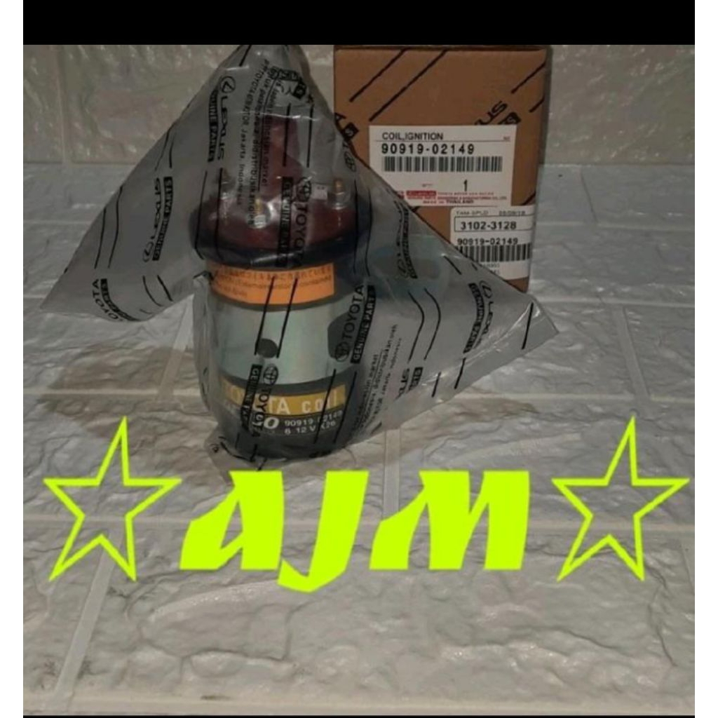 KOIL COIL IGNITION COIL TOYOTA KIJANG SUPER KAPSUL 5K 7K ORIGINAL 90919 -02149