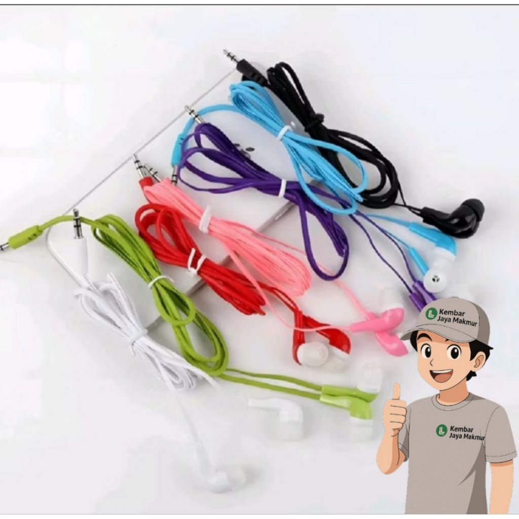 Handsfree / Headset Music Angel Macaron - Kabel Stereo Jack 3.5mm