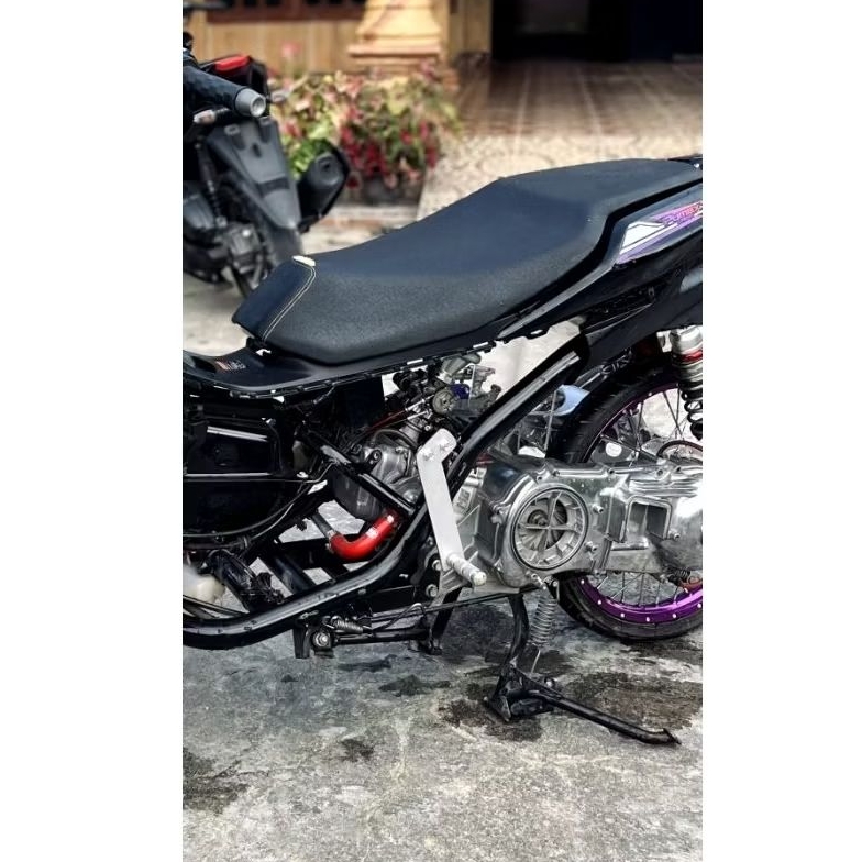 underbone AEROX NEW footstep custom panjang model v2
