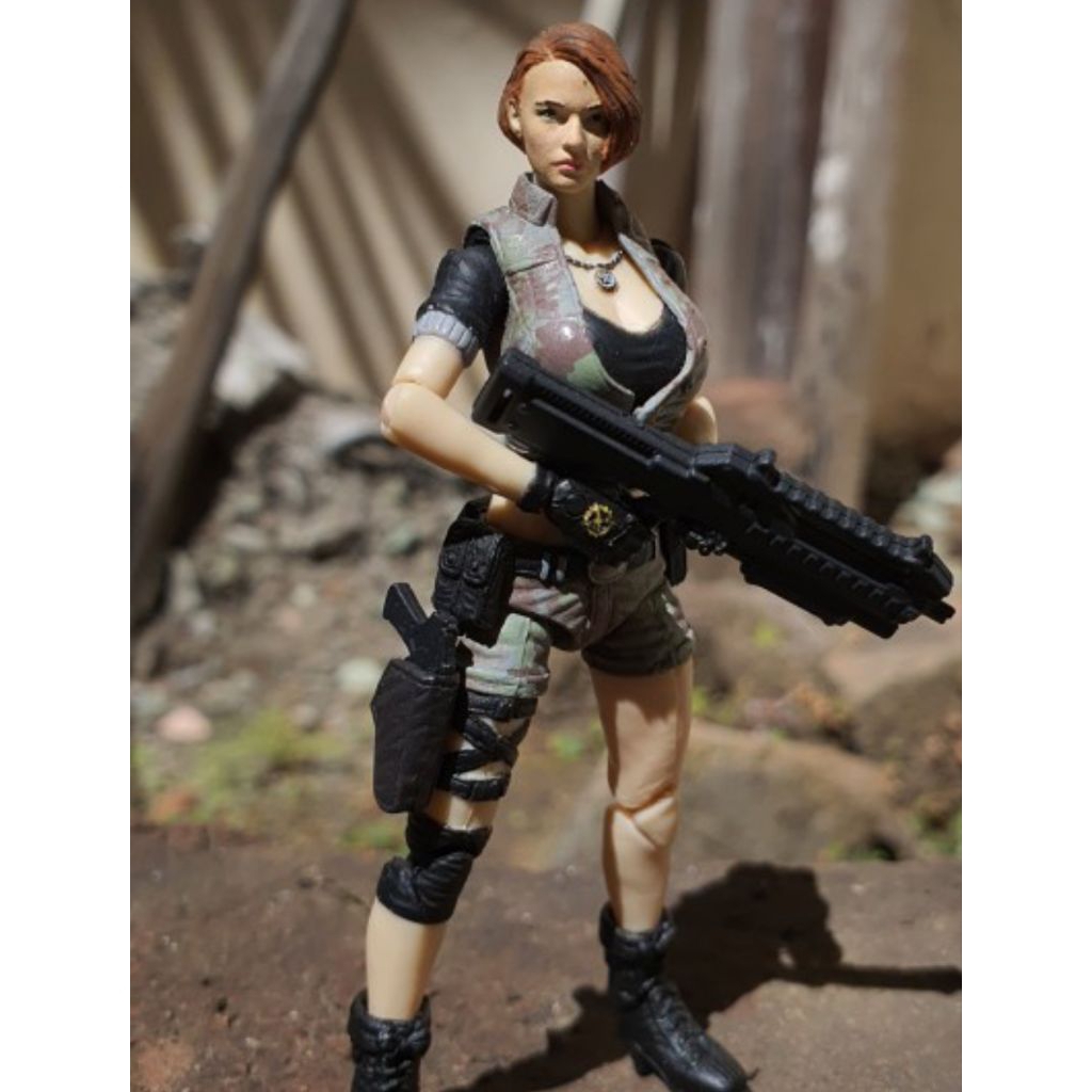 Resident Evil Jill Valentine Head Sculpt 1/18