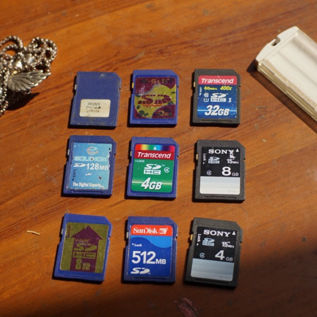 memori kamera digicam sdhc bekas sd card 2gb