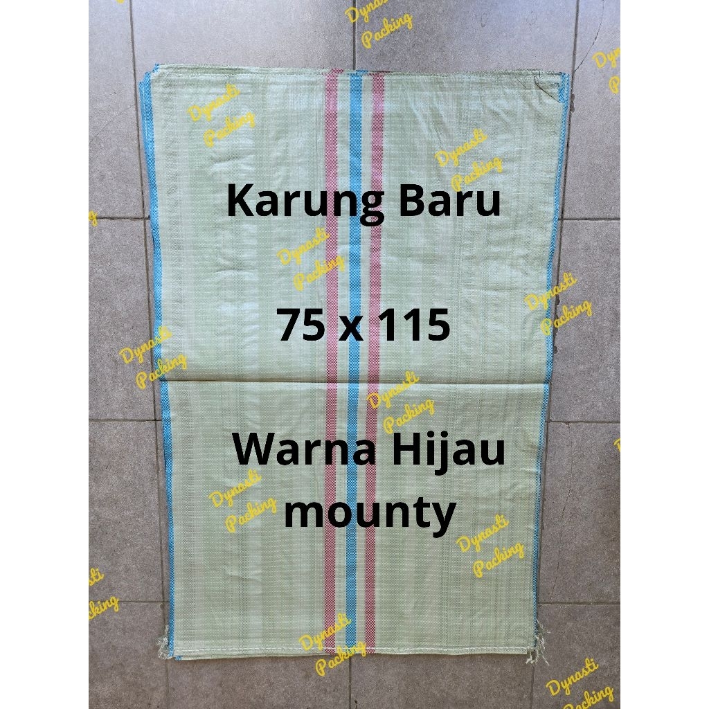Karung Plastik 100 Kg Karung Baru Ukuran 75 x 115 75x115 Cream