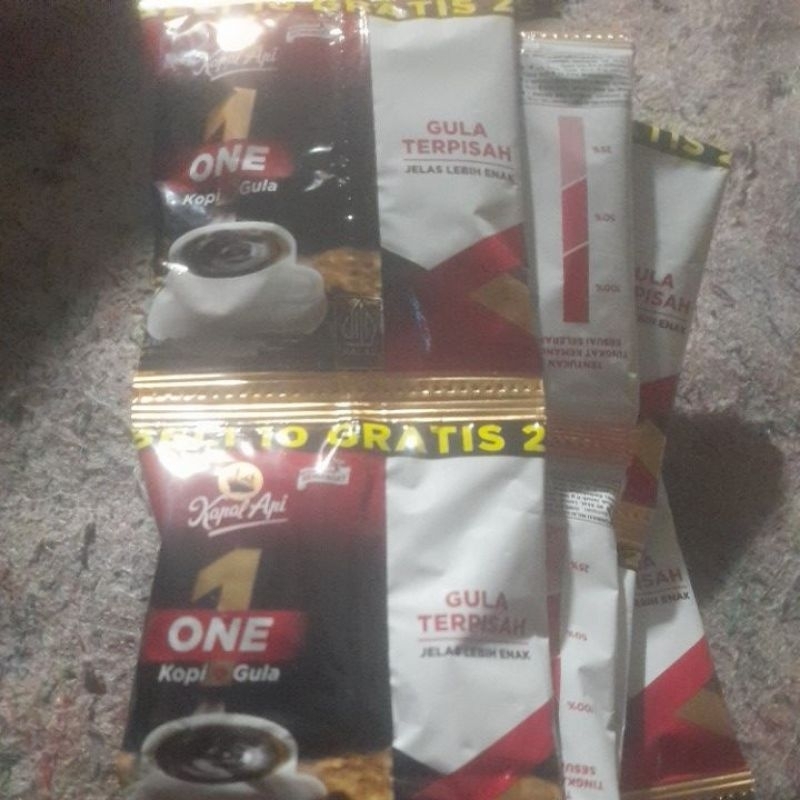 

Kopi Kapal Api One, Gula Terpisah
