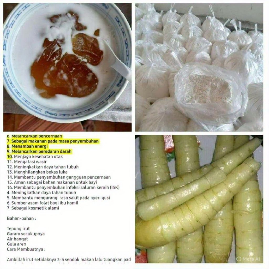 

Tepung Garut Asli 100% Organik | Kaya Manfaat untuk MPASI, Diet, Maag & Diabetes