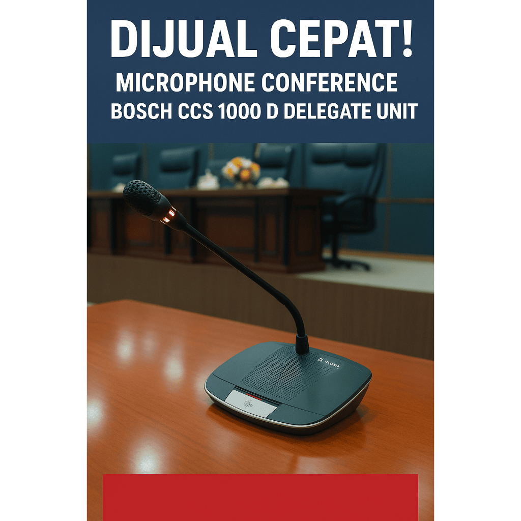 Microphone Conference BOSCH CCS 1000 D Delegate Unit – Baru Segel