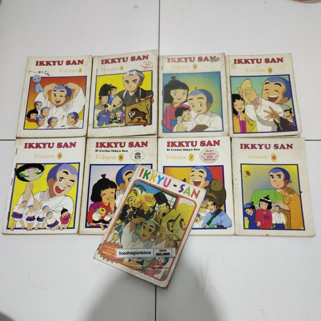 Komik Ikkyu San 1-8 + Uji Cerdas, TS