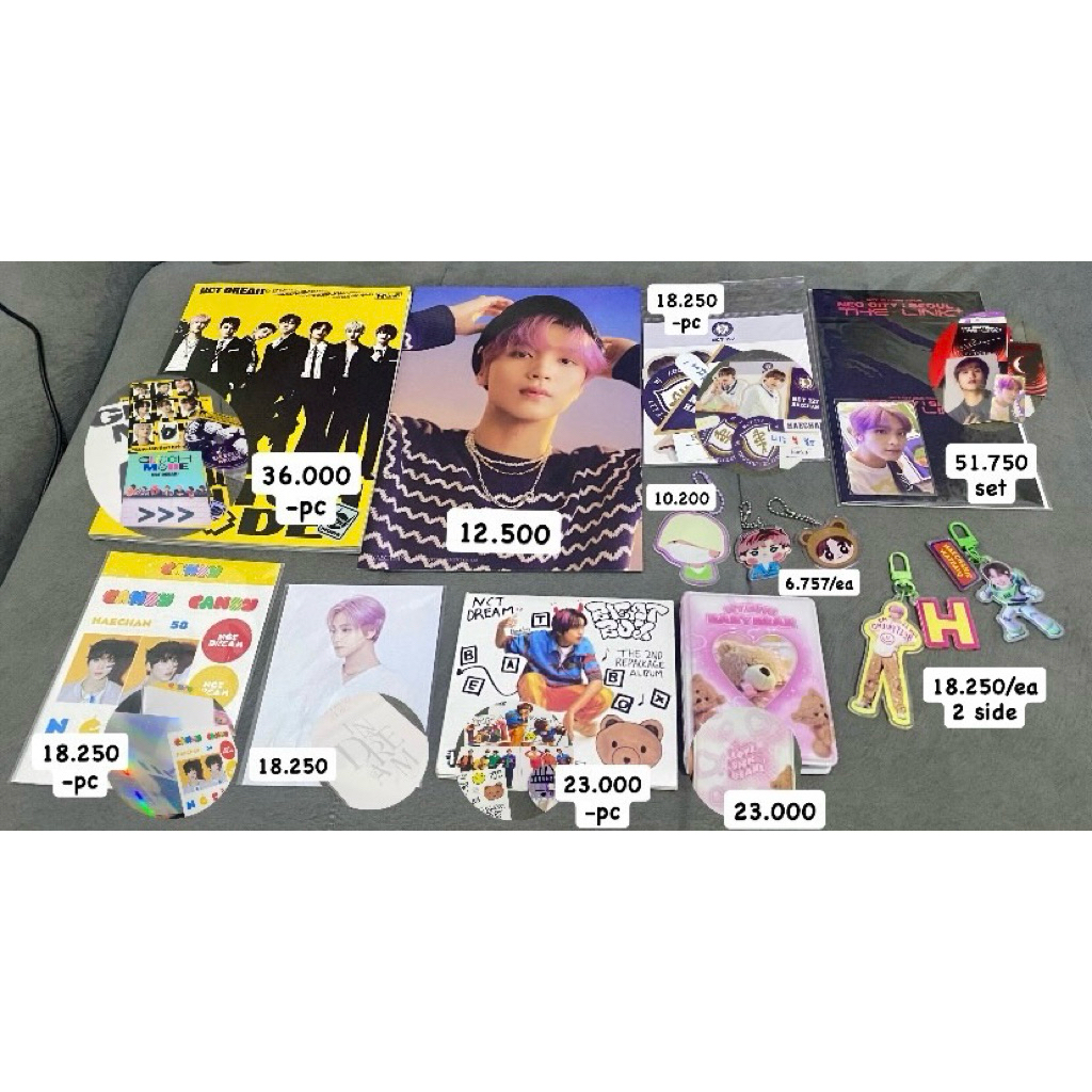 part 1 aab md nct dream 127 haechan album glitch mode sg stiker ar ticket the link candy dream show 