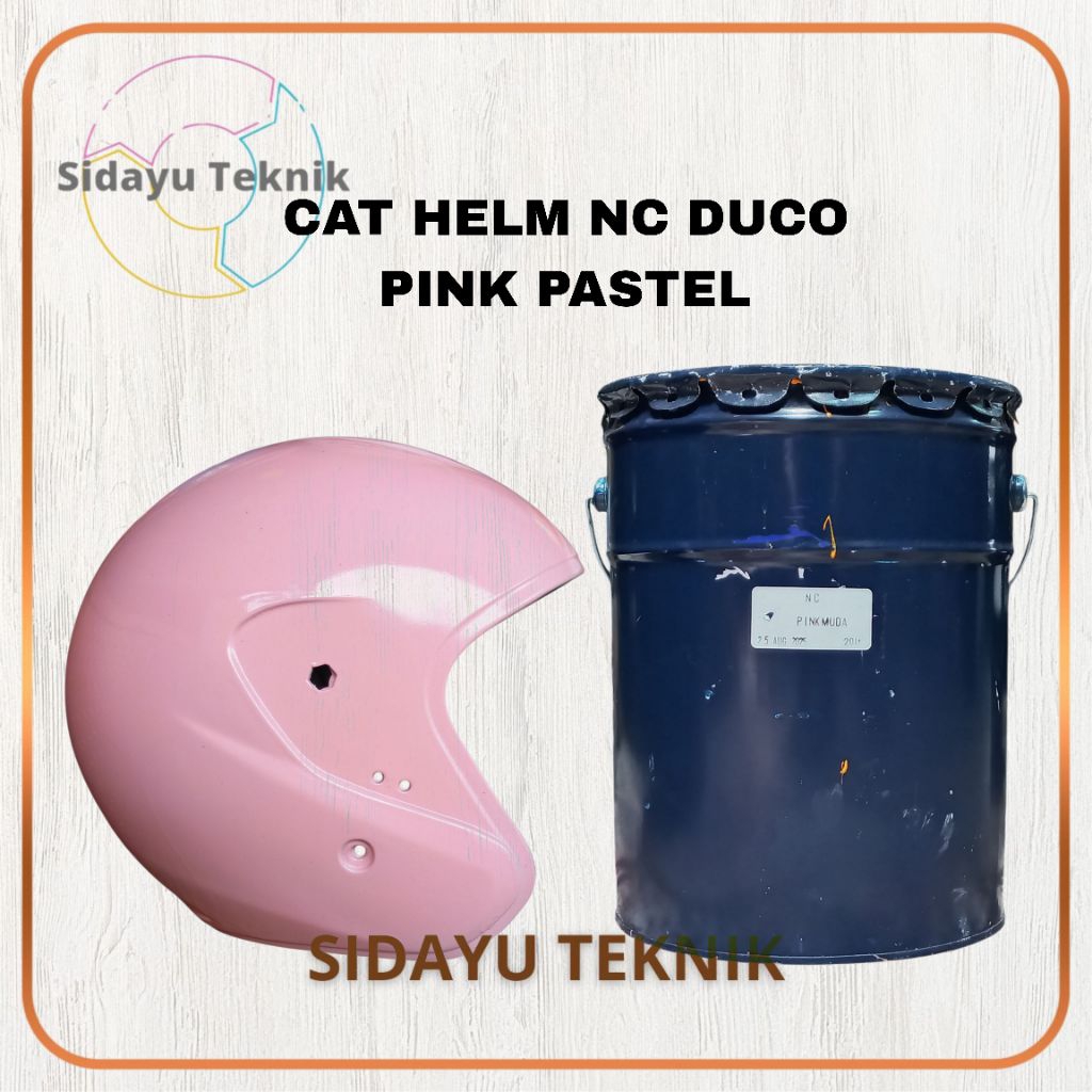 Cat Helm NC Duco Jepang Pink Pastel
