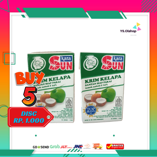 

SUN KARA Krim Kelapa Santan siap Pakai 110 Ml Kotak lemak nabati