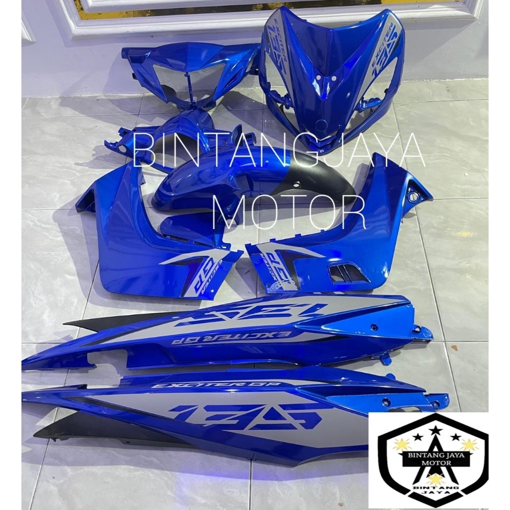 fullset Jupiter MX old biru body fullset yamha Jupiter MX lama